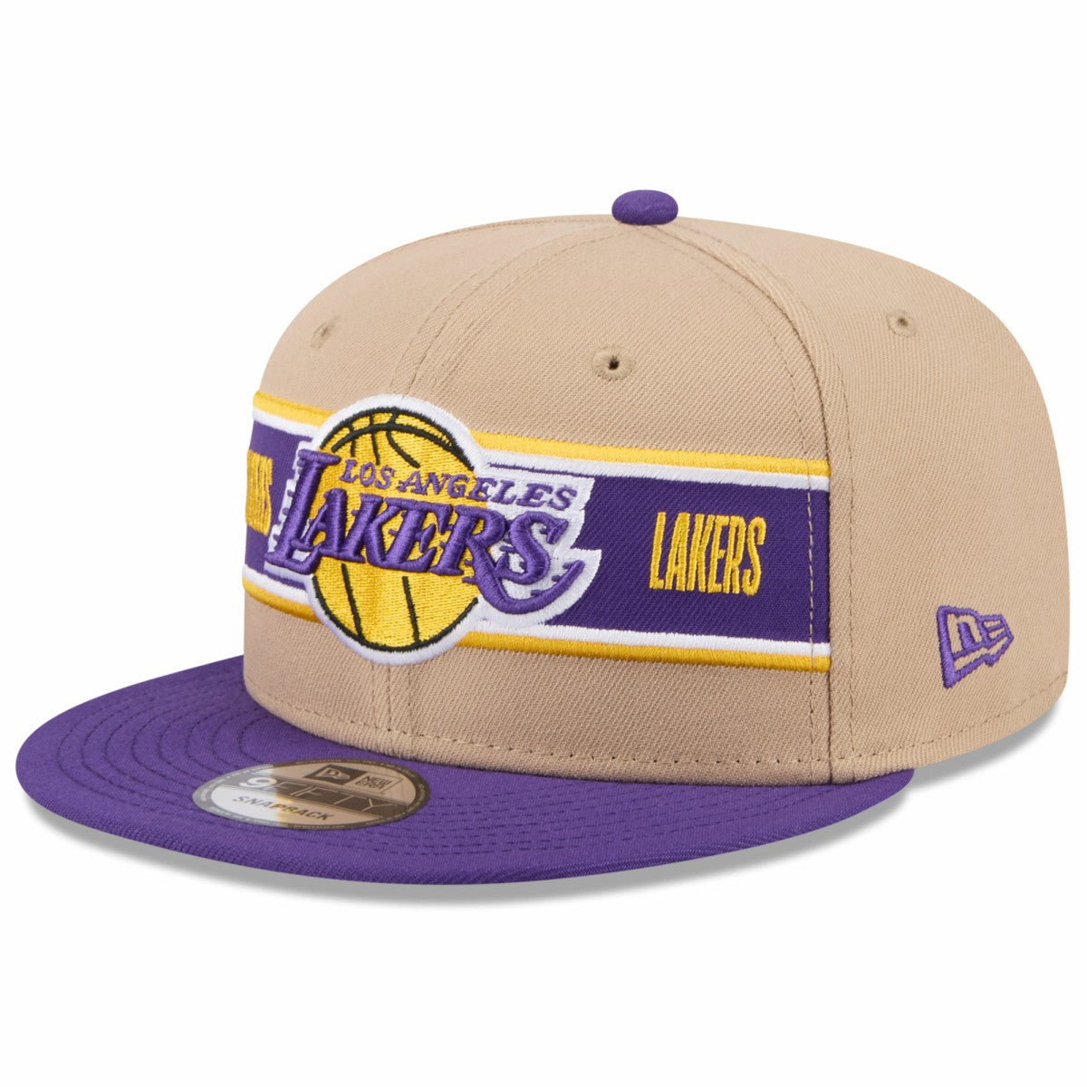 Los Angeles Lakers 2024 NBA Draft 9FIFTY Snapback Hat - Tan/Purple | New Era outlet
