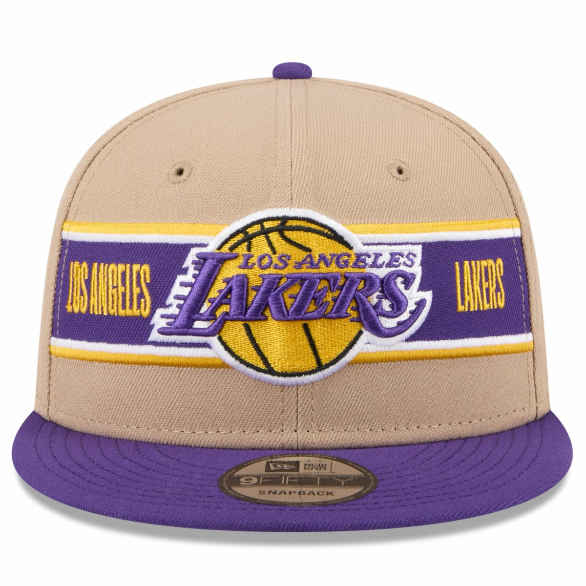 Los Angeles Lakers 2024 NBA Draft 9FIFTY Snapback Hat - Tan/Purple | New Era outlet