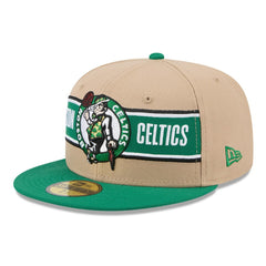 Boston Celtics 2024 NBA Draft 59FIFTY Fitted Hat - Tan/Kelly Green | New Era shop