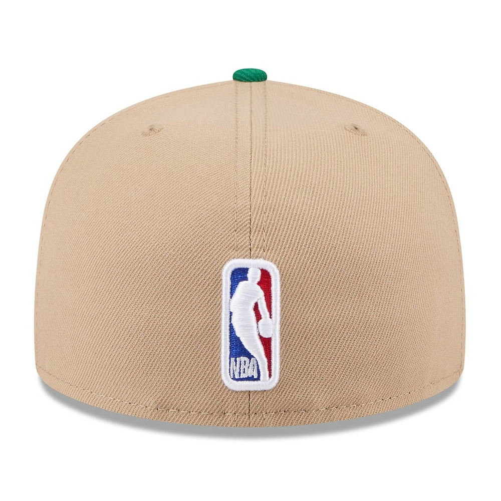 Boston Celtics 2024 NBA Draft 59FIFTY Fitted Hat - Tan/Kelly Green | New Era shop