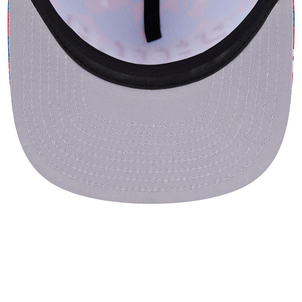 Philadelphia 76ers Seeing Diamonds A-Frame Trucker 9FIFTY Snapback Hat - Royal | New Era on sale