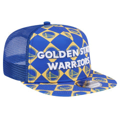 Golden State Warriors Seeing Diamonds A-Frame Trucker 9FIFTY Snapback Hat sale - Royal | New Era outlet