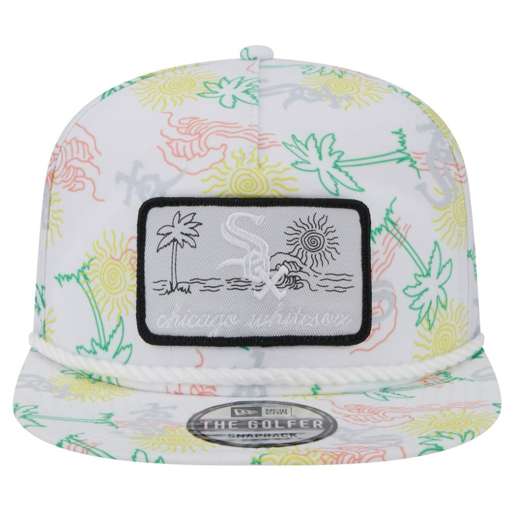 Chicago White Sox Islander Golfer Snapback Hat - White | New Era
