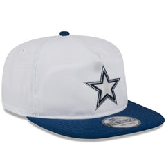 Dallas Cowboys New Era 2024 NFL Training Camp Golfer Snapback Hat - White/Navy on sale
