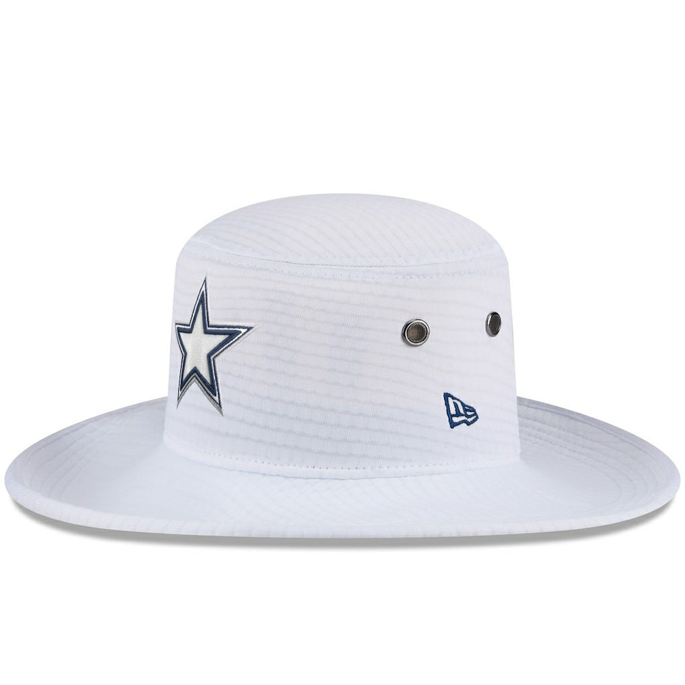 Dallas Cowboys New Era 2024 NFL Training Camp Panama Bucket Hat - White online