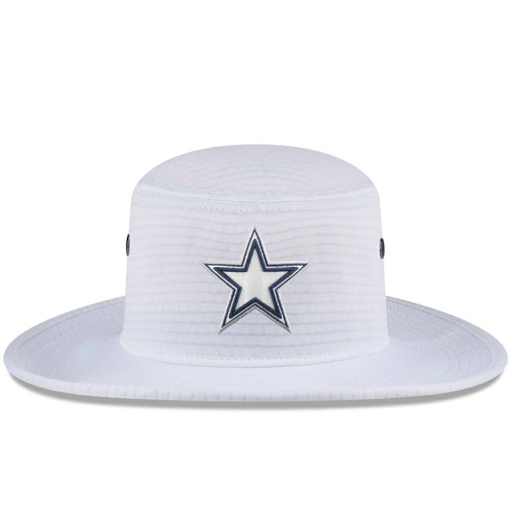 Dallas Cowboys New Era 2024 NFL Training Camp Panama Bucket Hat - White online