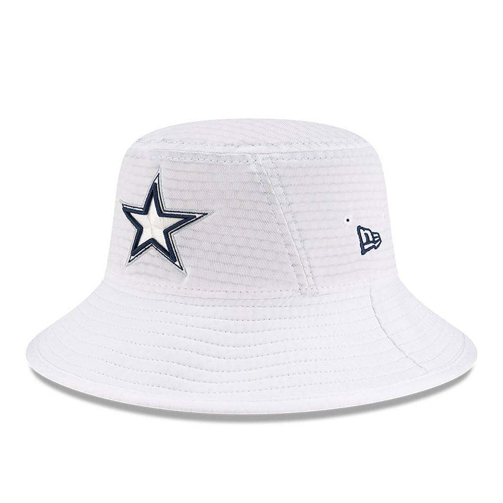 Dallas Cowboys New Era 2024 NFL Training Camp Stretch Bucket Hat - White online