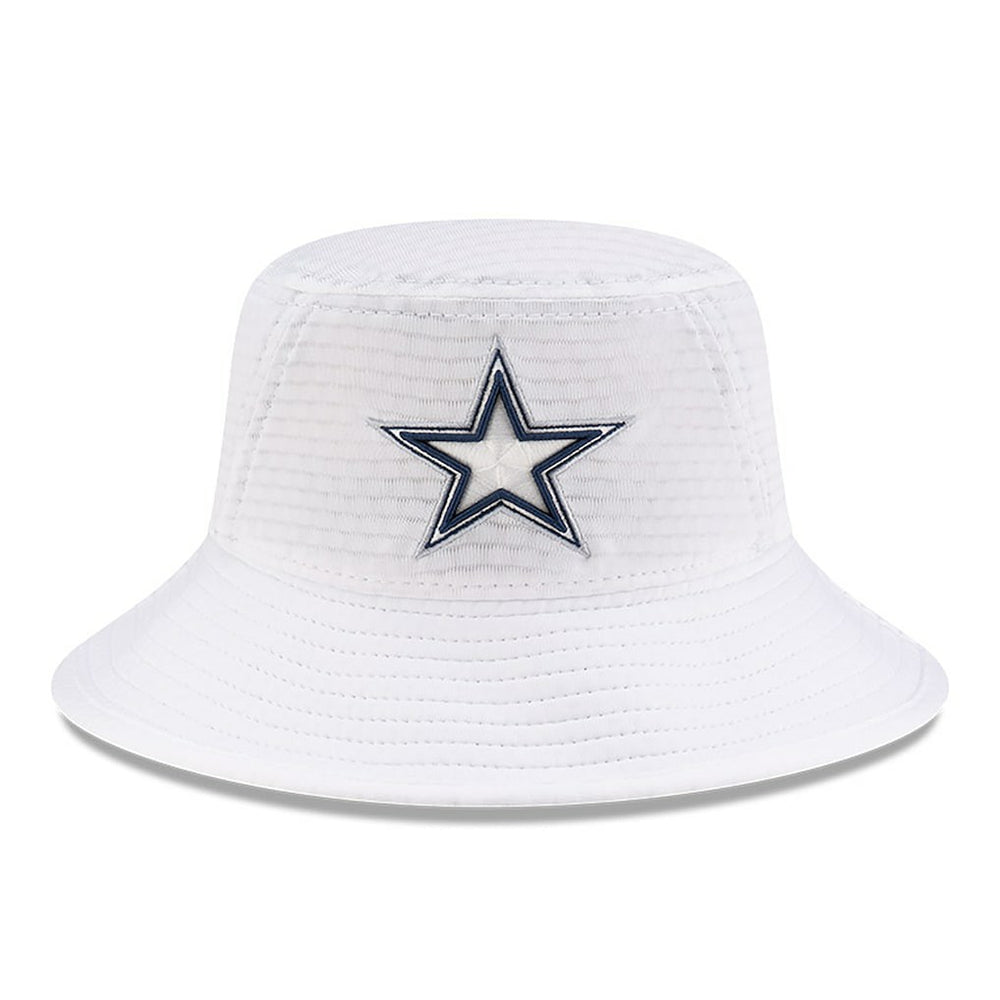 Dallas Cowboys New Era 2024 NFL Training Camp Stretch Bucket Hat - White online