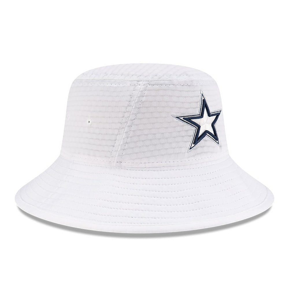 Dallas Cowboys New Era 2024 NFL Training Camp Stretch Bucket Hat - White online
