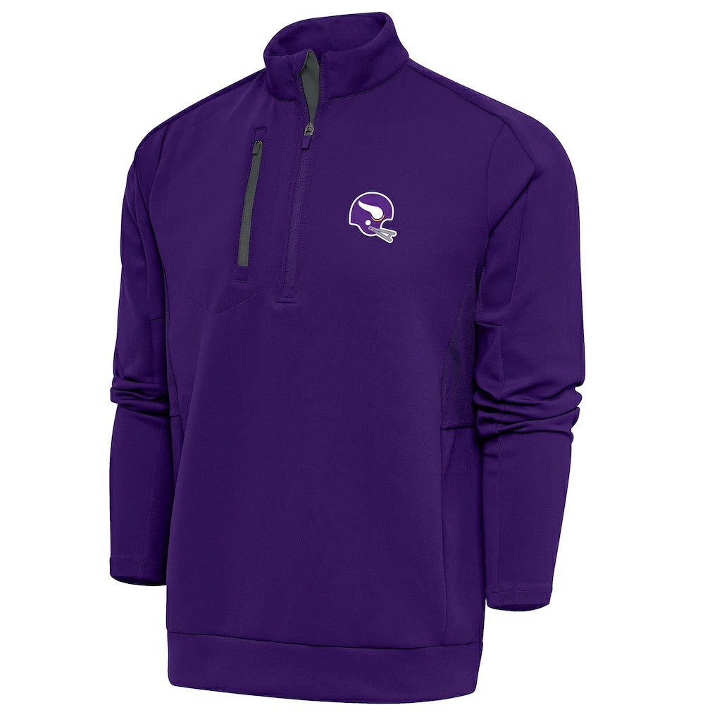 Minnesota Vikings Antigua Generation Quarter-Zip Pullover Jacket - Purple for sale