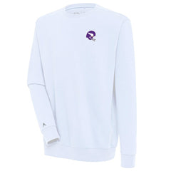 Minnesota Vikings Antigua Victory Crewneck Pullover Sweatshirt - White online