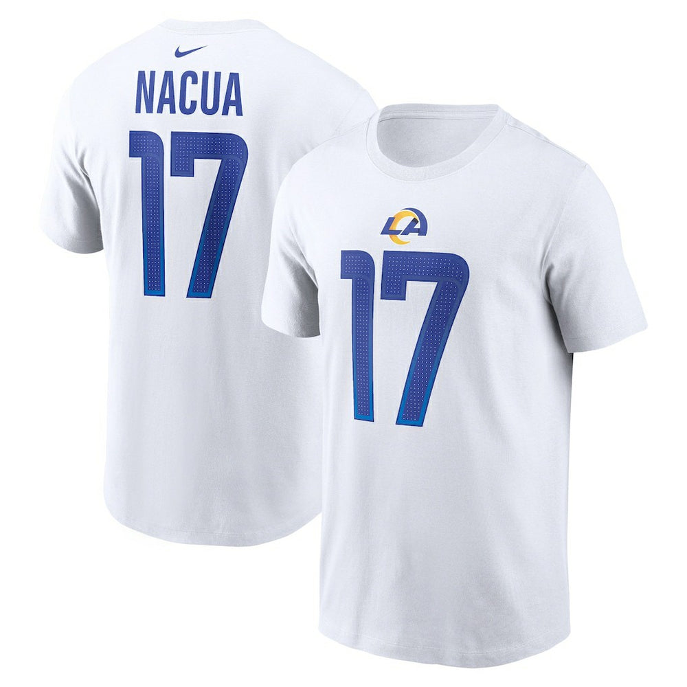 Puka Nacua Los Angeles Rams Player Name & Number T-Shirt - White | Nike online