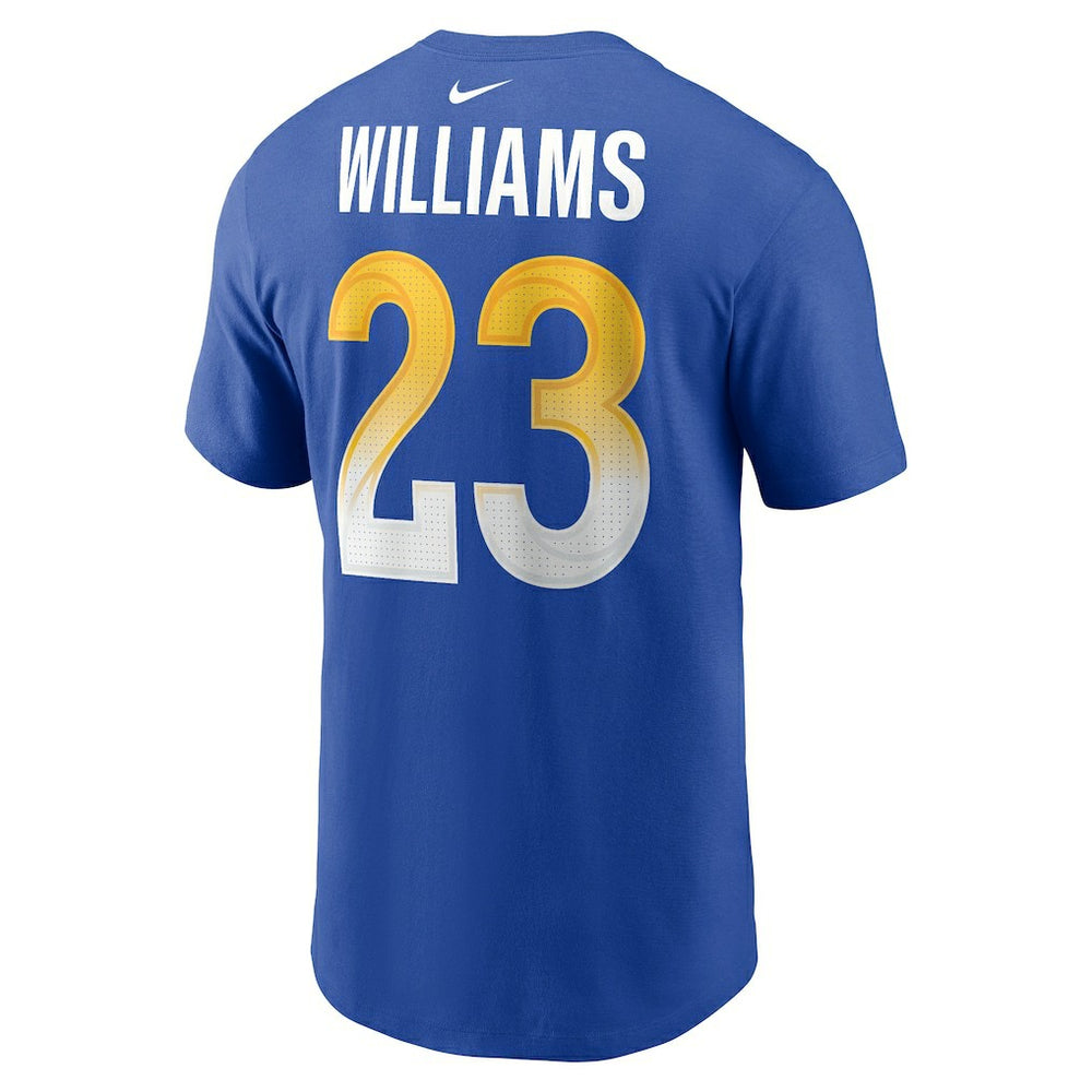 Kyren Williams Los Angeles Rams Player Name & Number T-Shirt - Royal | Nike discount