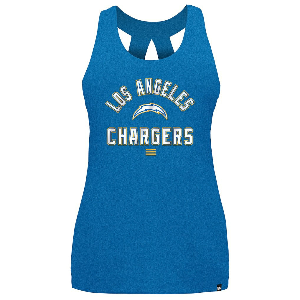 Los Angeles Chargers New Era Women's 2024 NFL Training Camp Tank Top - Powder Blue cheap