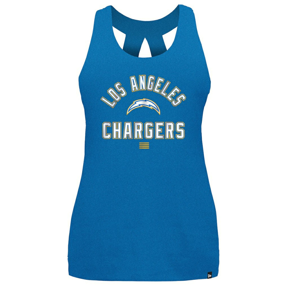 Los Angeles Chargers New Era Women's 2024 NFL Training Camp Tank Top - Powder Blue cheap