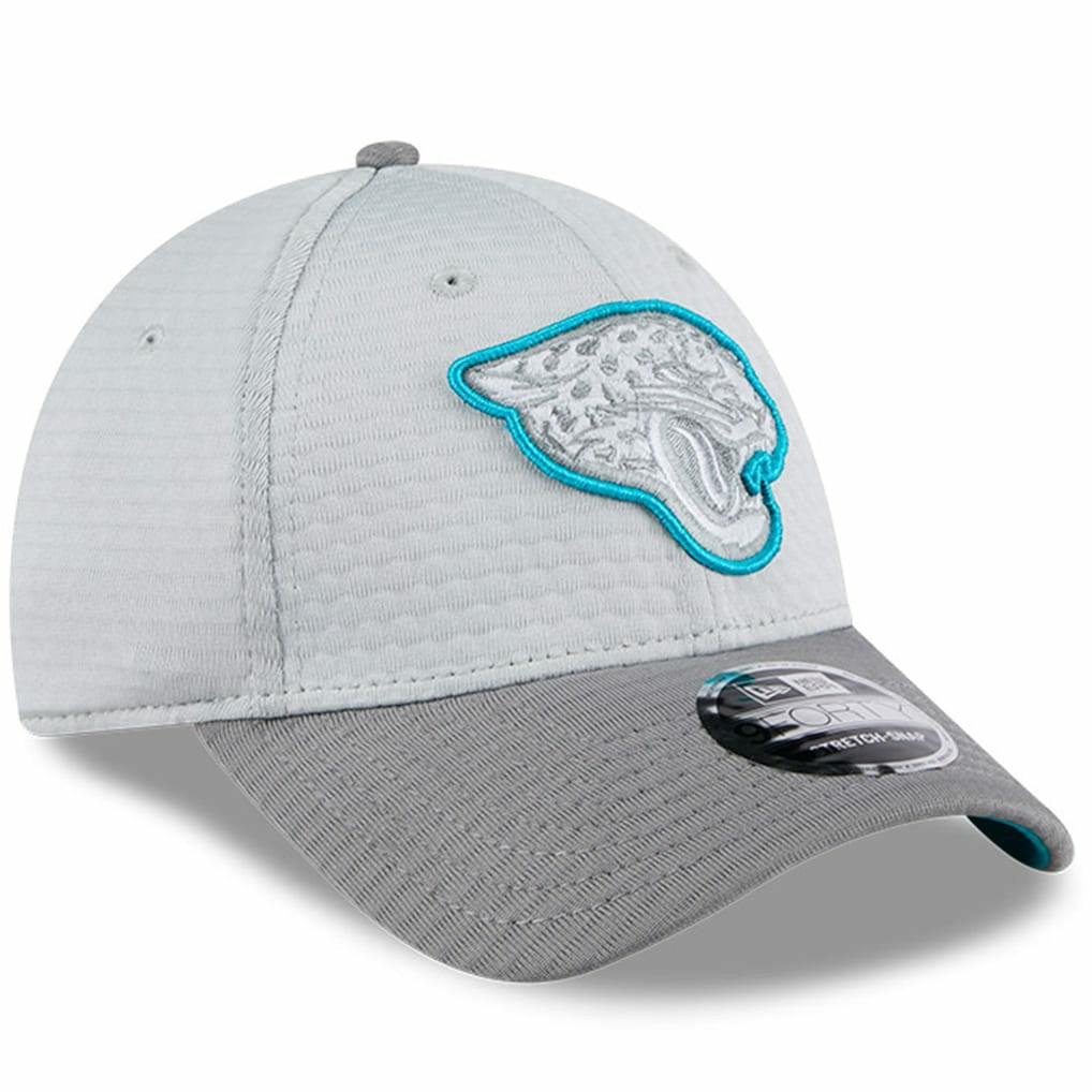 Jacksonville Jaguars New Era 2024 NFL Training Camp 9FORTY Adjustable Hat - Gray online