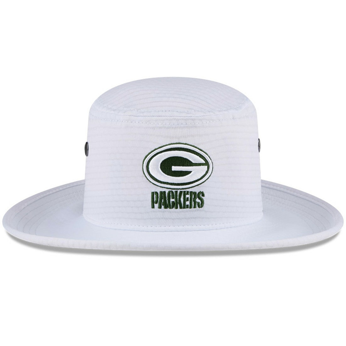 Green Bay Packers New Era 2024 NFL Training Camp Panama Bucket Hat - White online
