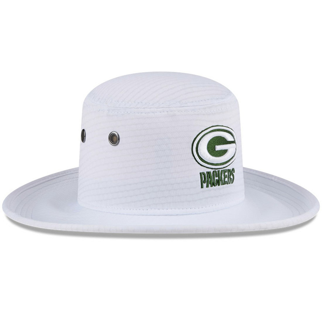 Green Bay Packers New Era 2024 NFL Training Camp Panama Bucket Hat - White online