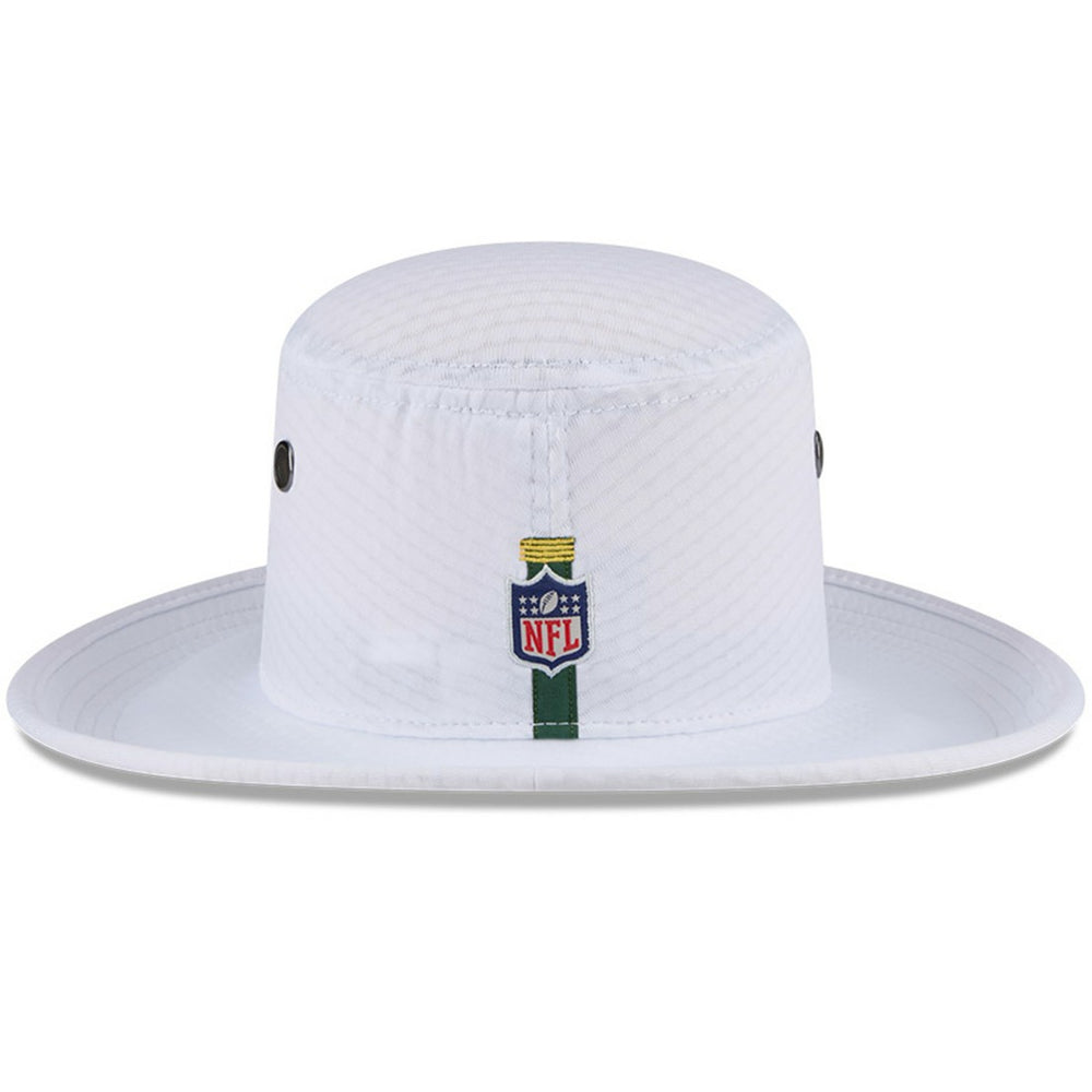 Green Bay Packers New Era 2024 NFL Training Camp Panama Bucket Hat - White online