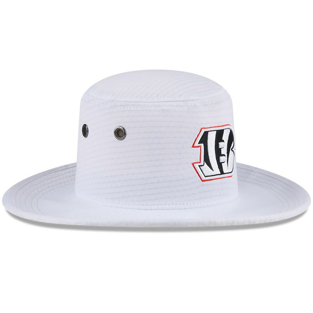 Cincinnati Bengals New Era 2024 NFL Training Camp Panama Bucket Hat - White for sale