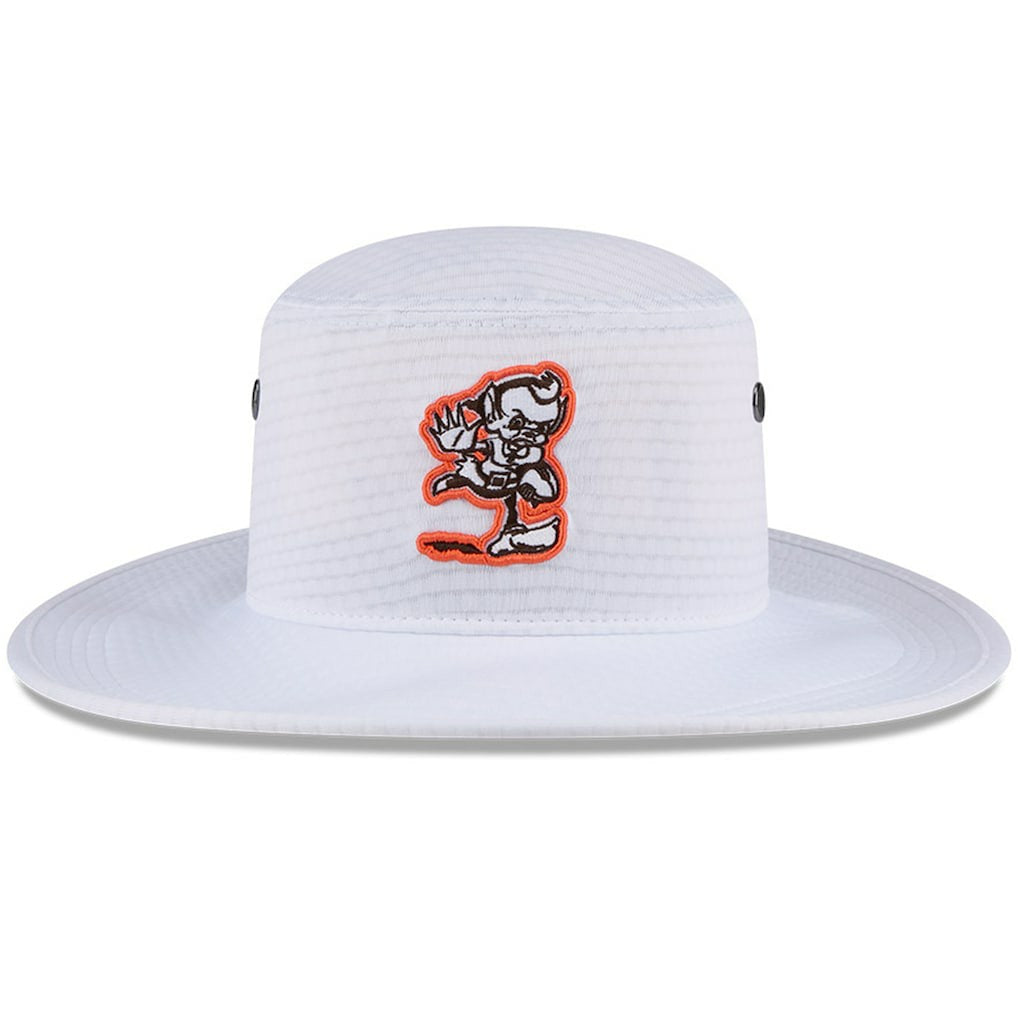 Cleveland Browns New Era 2024 NFL Training Camp Panama Bucket Hat - White on sale