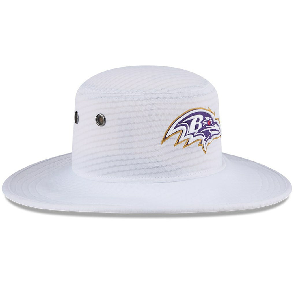 Baltimore Ravens New Era 2024 NFL Training Camp Panama Bucket Hat - White outlet