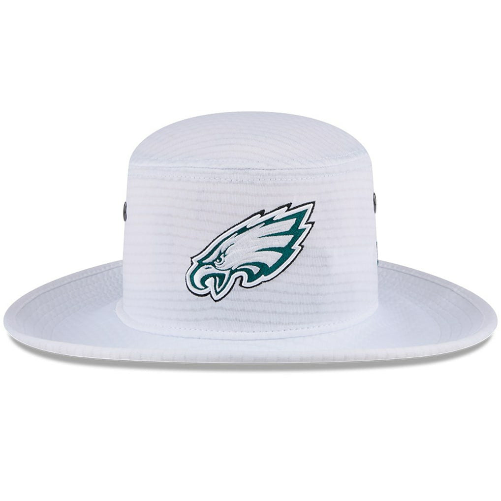 Philadelphia Eagles New Era 2024 NFL Training Camp Panama Bucket Hat - White outlet