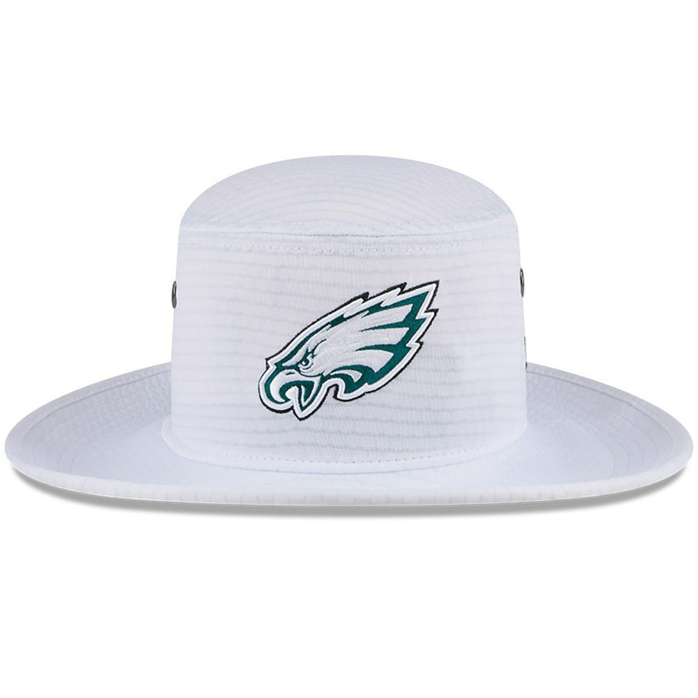 Philadelphia Eagles New Era 2024 NFL Training Camp Panama Bucket Hat - White outlet