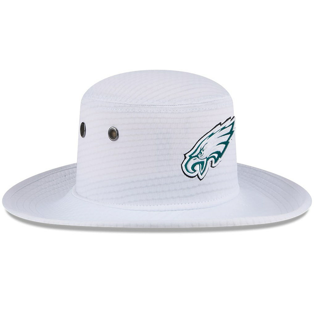 Philadelphia Eagles New Era 2024 NFL Training Camp Panama Bucket Hat - White outlet