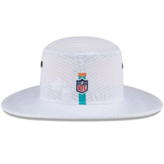 Miami Dolphins New Era 2024 NFL Training Camp Panama Bucket Hat - White sale