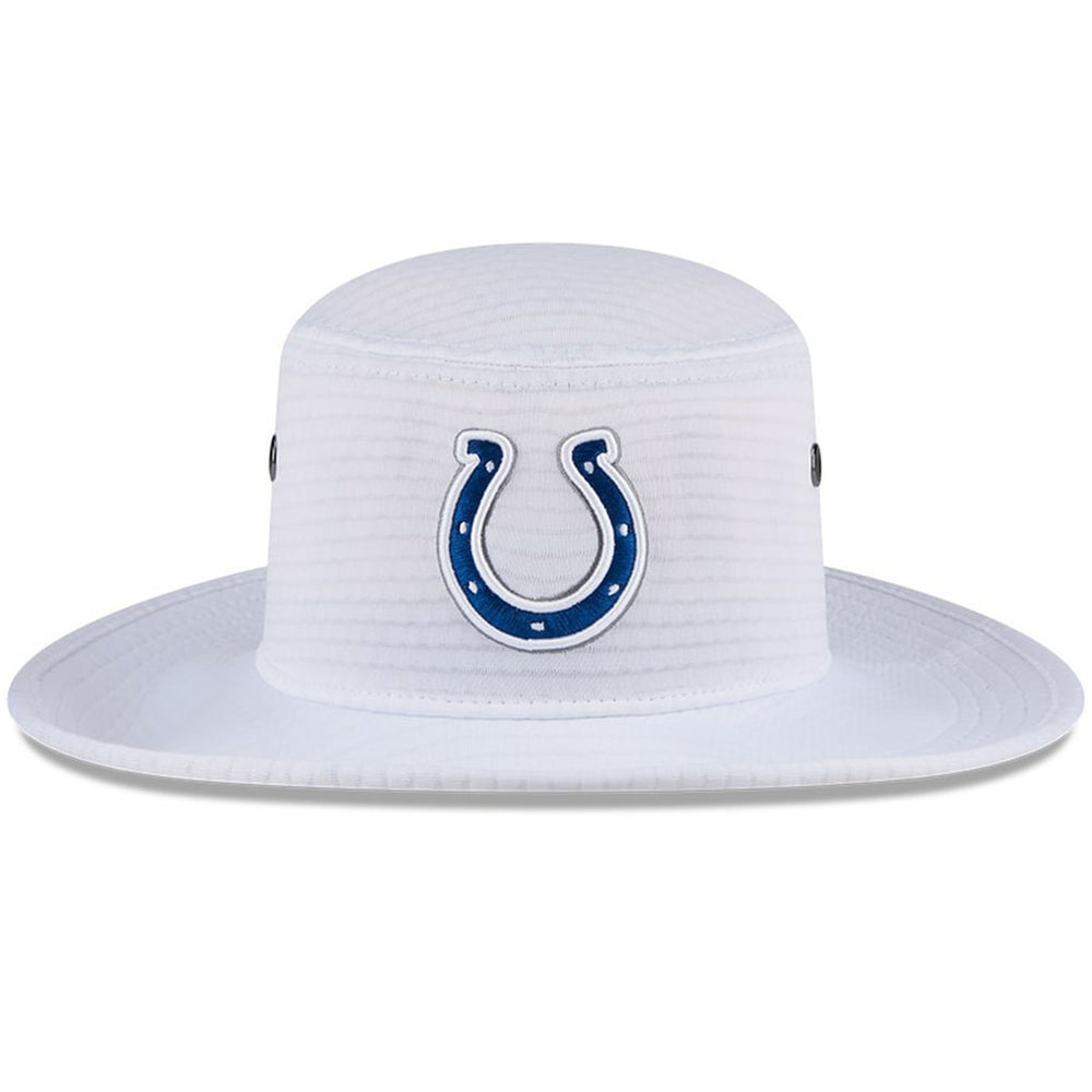 Indianapolis Colts New Era 2024 NFL Training Camp Panama Bucket Hat - White for sale