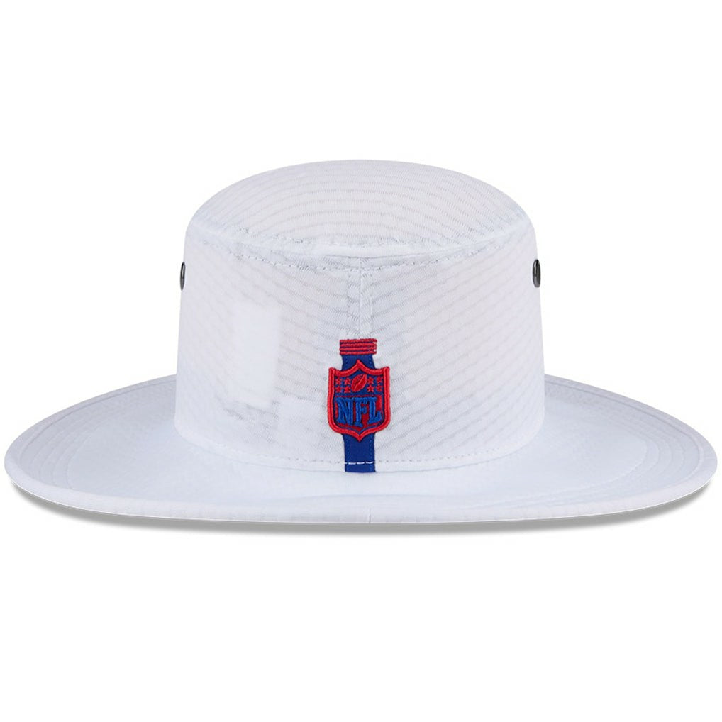 New England Patriots New Era 2024 NFL Training Camp Panama Bucket Hat - White for sale