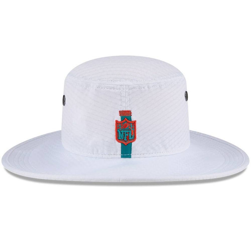 Miami Dolphins New Era 2024 NFL Training Camp Panama Bucket Hat - White online