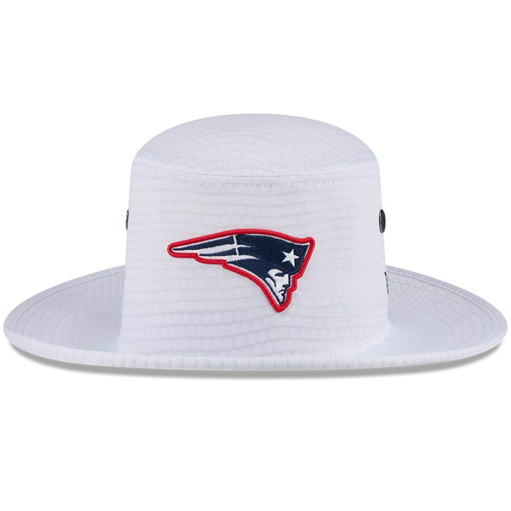 New England Patriots New Era 2024 NFL Training Camp Panama Bucket Hat - White outlet
