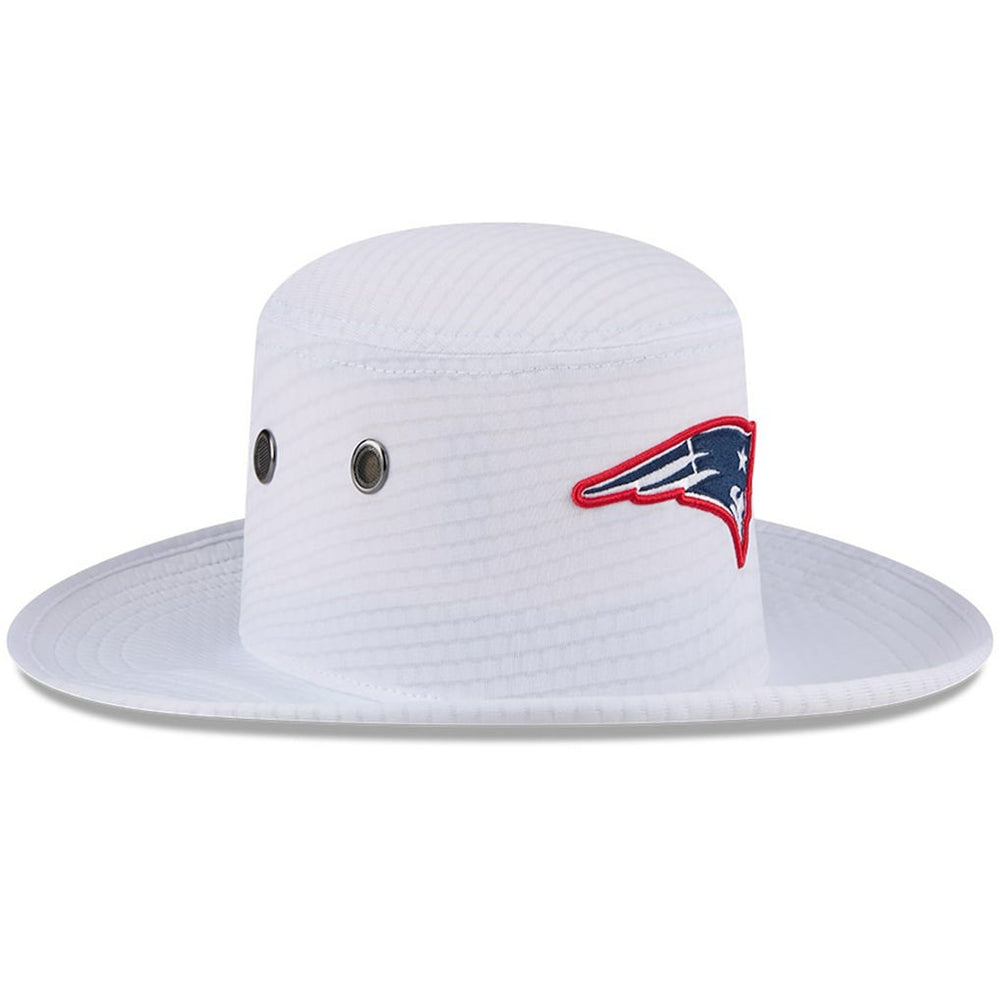 New England Patriots New Era 2024 NFL Training Camp Panama Bucket Hat - White outlet