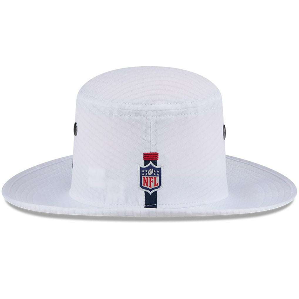 New England Patriots New Era 2024 NFL Training Camp Panama Bucket Hat - White outlet
