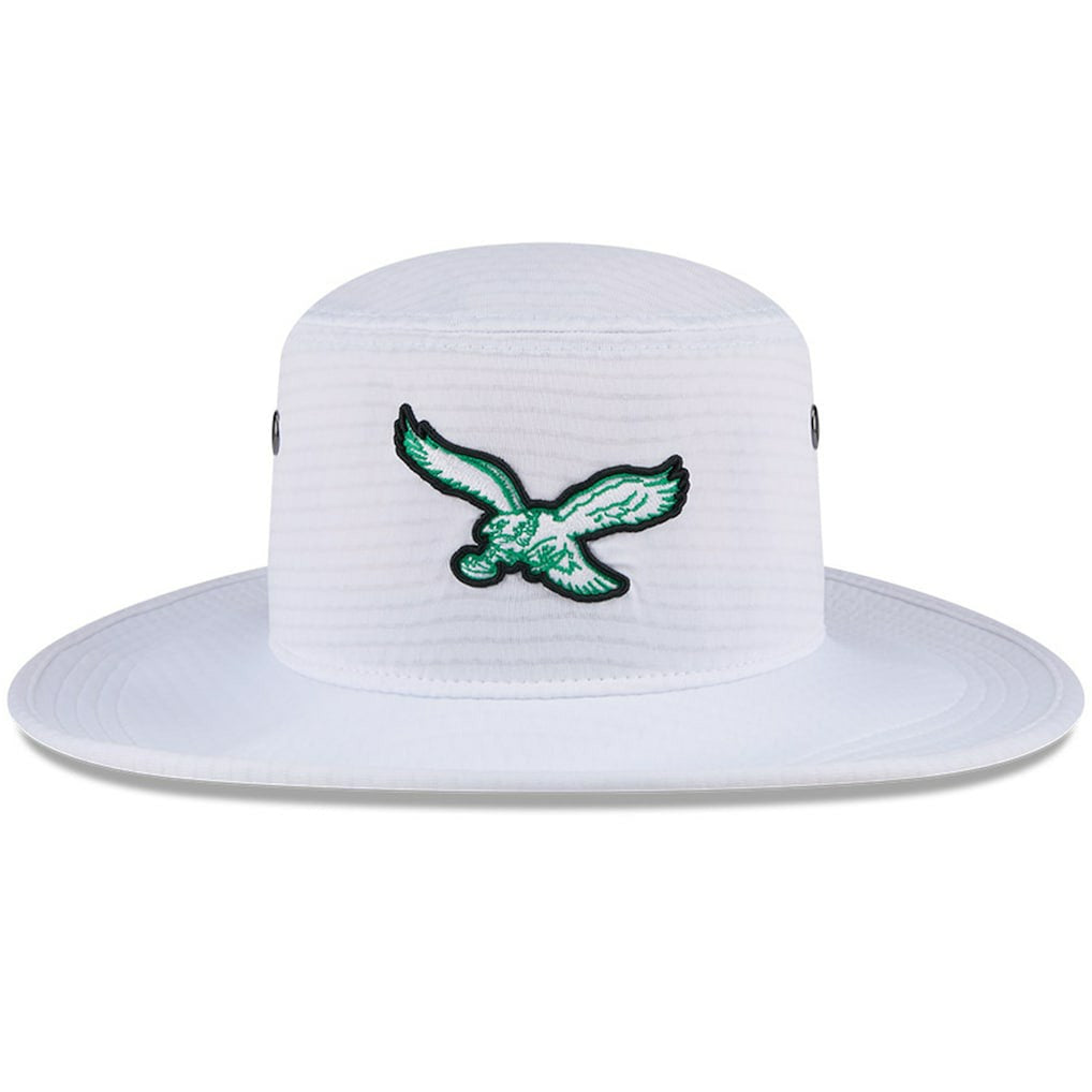 Philadelphia Eagles New Era 2024 NFL Training Camp Panama Bucket Hat - White cheap