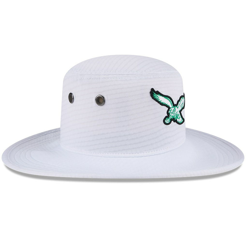 Philadelphia Eagles New Era 2024 NFL Training Camp Panama Bucket Hat - White cheap