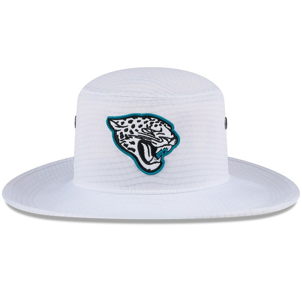 Jacksonville Jaguars New Era 2024 NFL Training Camp Panama Bucket Hat - White discount