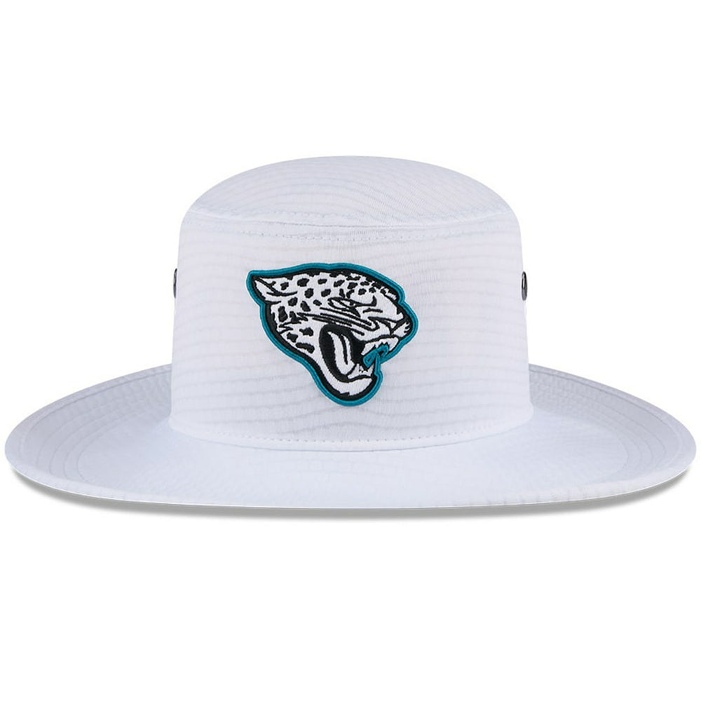 Jacksonville Jaguars New Era 2024 NFL Training Camp Panama Bucket Hat - White discount