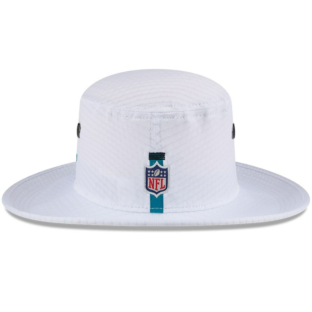 Jacksonville Jaguars New Era 2024 NFL Training Camp Panama Bucket Hat - White discount