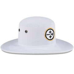 Pittsburgh Steelers New Era 2024 NFL Training Camp Panama Bucket Hat - White on sale