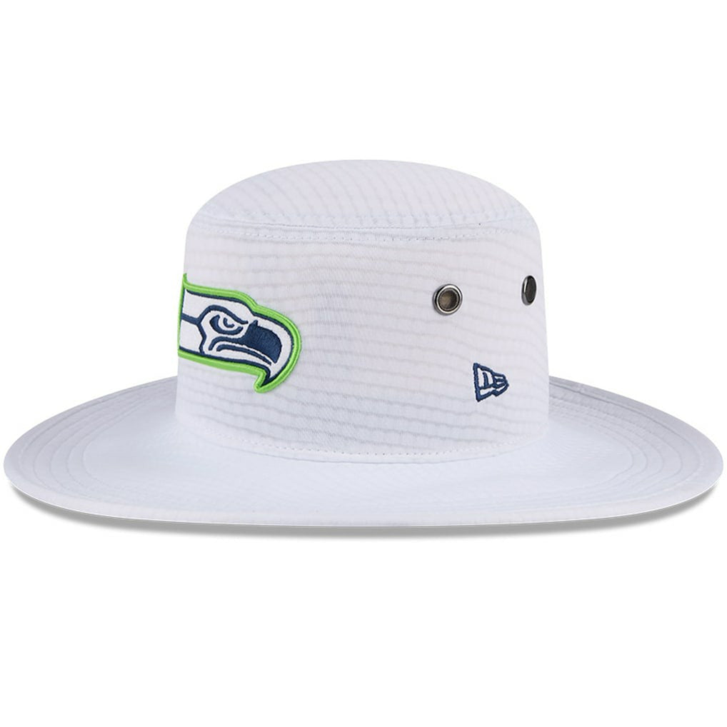 Seattle Seahawks New Era 2024 NFL Training Camp Panama Bucket Hat - White outlet