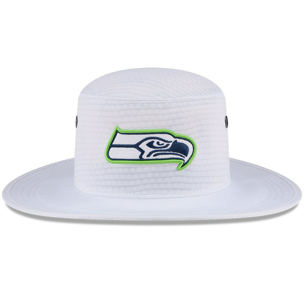 Seattle Seahawks New Era 2024 NFL Training Camp Panama Bucket Hat - White outlet