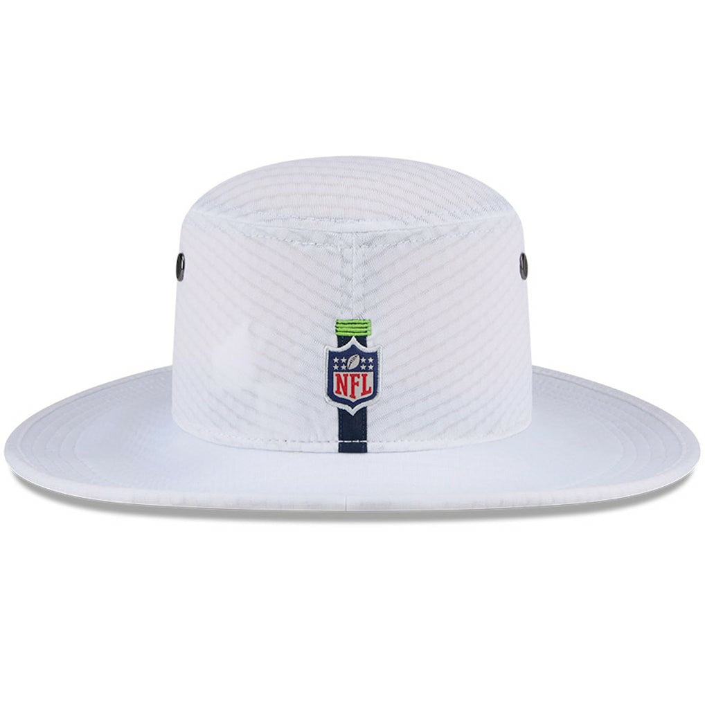 Seattle Seahawks New Era 2024 NFL Training Camp Panama Bucket Hat - White outlet