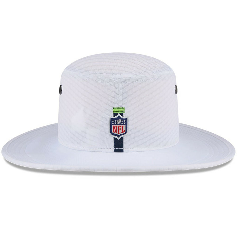 Seattle Seahawks New Era 2024 NFL Training Camp Panama Bucket Hat - White outlet