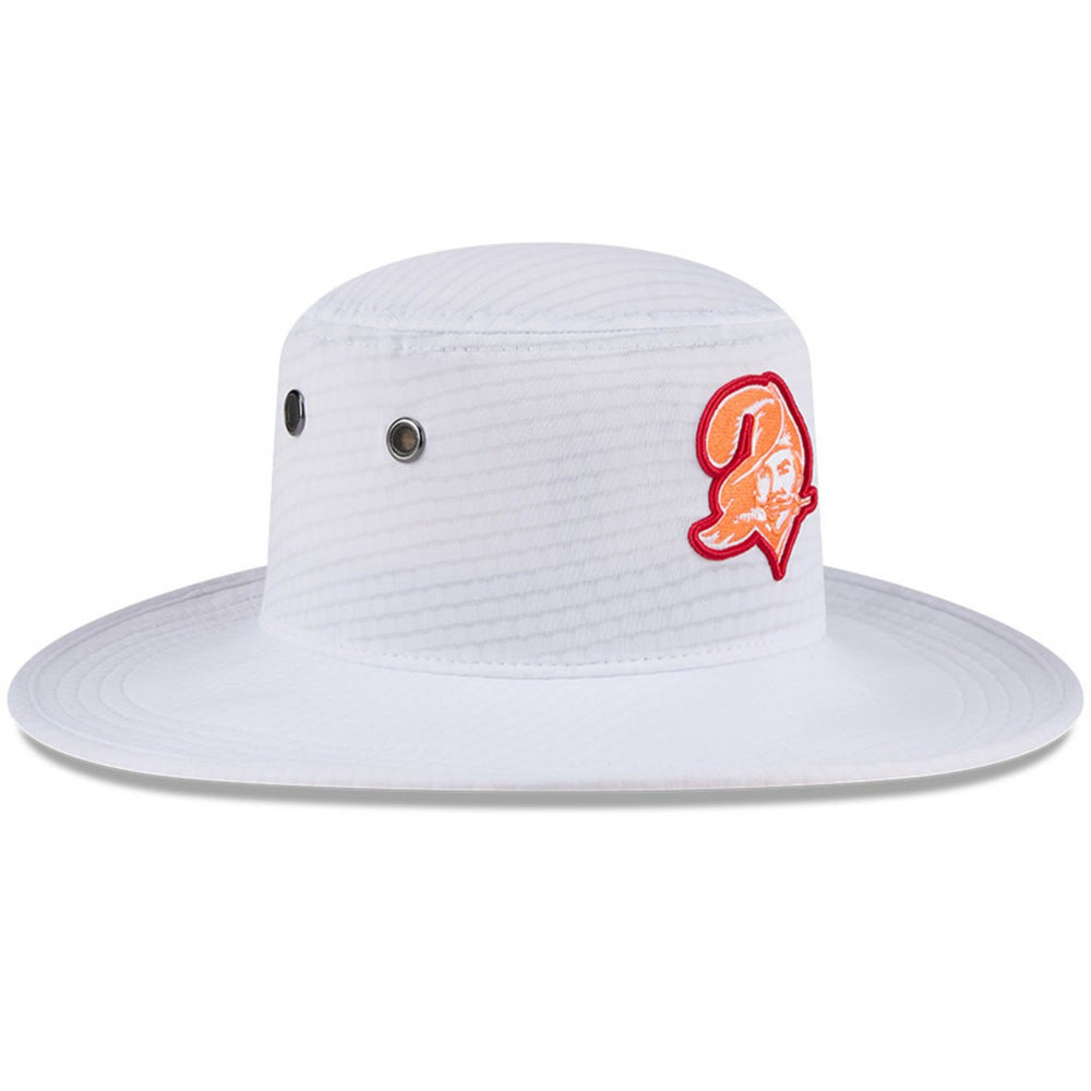 Tampa Bay Buccaneers New Era 2024 NFL Training Camp Panama Bucket Hat - White cheap