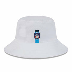 Carolina Panthers New Era 2024 NFL Training Camp Stretch Bucket Hat - White on sale