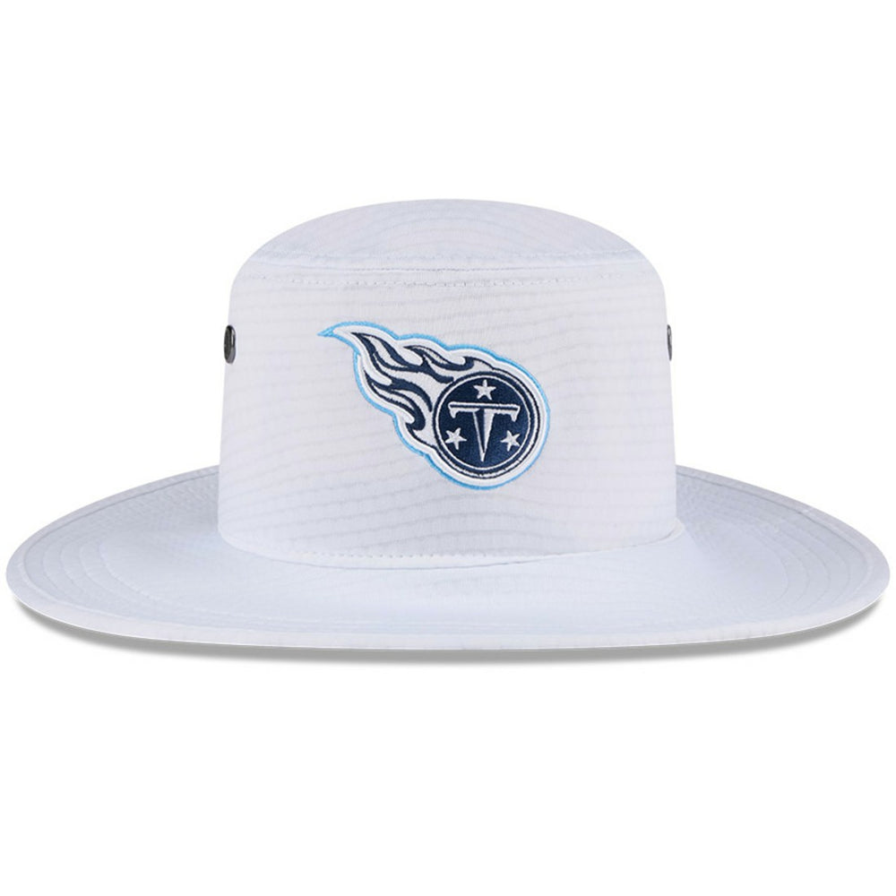 Tennessee Titans New Era 2024 NFL Training Camp Panama Bucket Hat - White discount