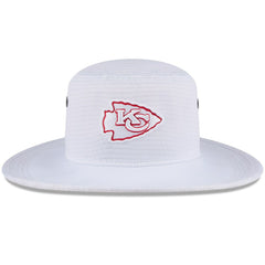Kansas City Chiefs New Era 2024 NFL Training Camp Panama Bucket Hat - White on sale